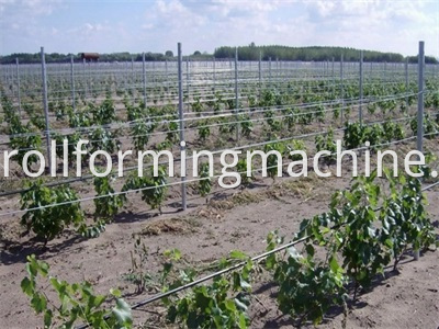 Hydraulic Punching Vineyard Post Machine